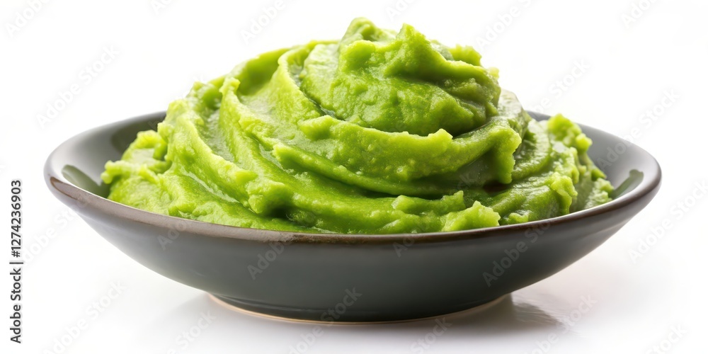 Wasabi Paste in Bowl Wasabi Paste in Bowl