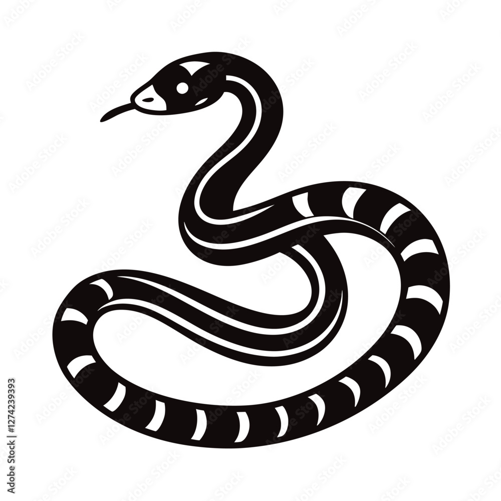 Fototapeta premium sand boa vector illustration