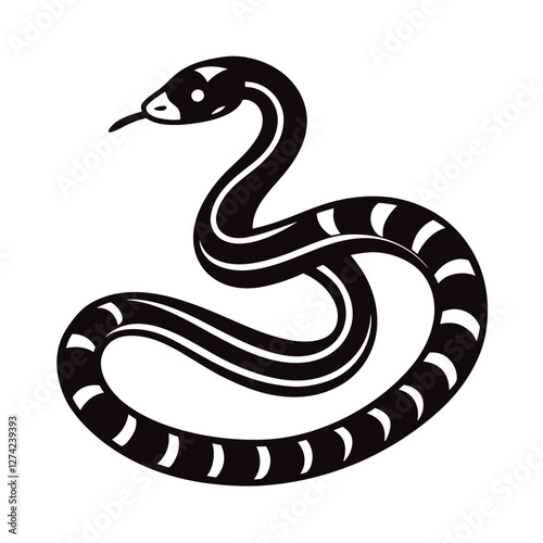 sand boa vector illustration