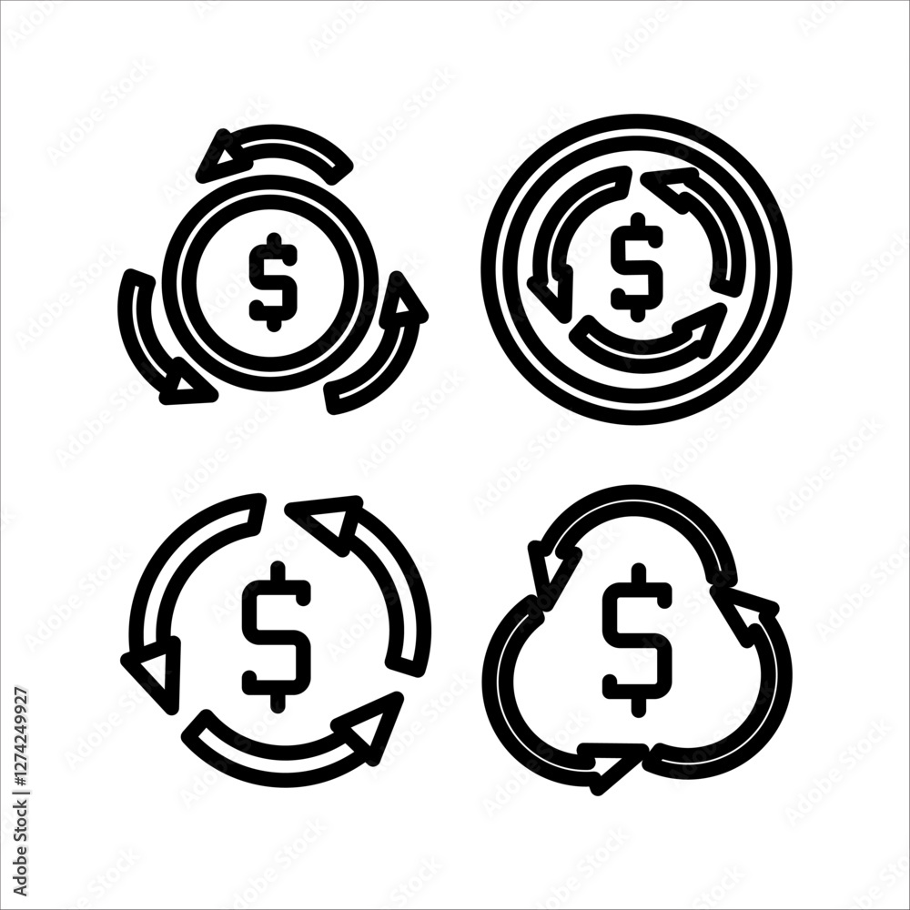 dollar turnover icon set.Element of popular banking icon. Premium quality graphic design. Signs, symbols collection icon for websites, web design, dollar turnover icon set.Element of popular banking icon. Premium quality graphic design. Signs, symbols collection icon for websites, web design,