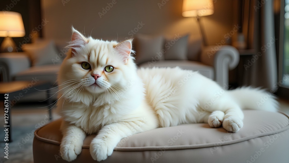 Obraz premium cat on a chair