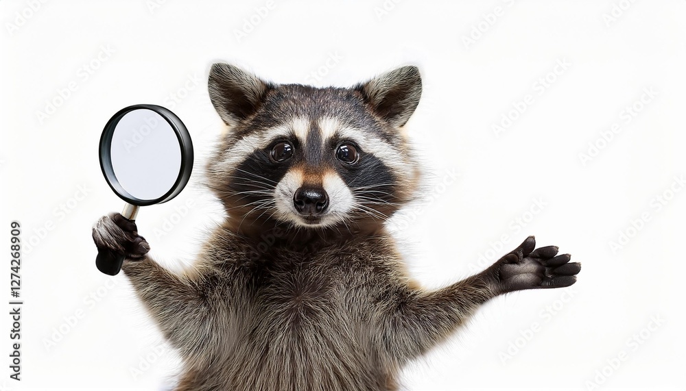 Obraz premium close up of a raccoon