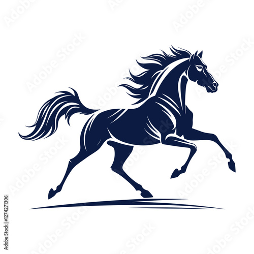 horse silhouette vector design illustration