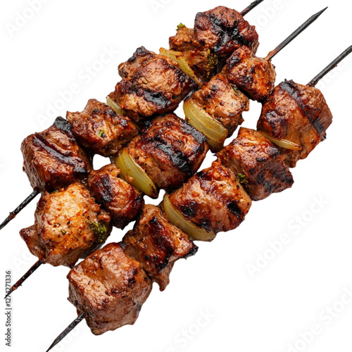 Shashlik is a popular dish from the Caucasus, Central Asia and Eastern Europe. Traditionally, Shashlik refers to marinated and skewered lamb, grilled over an open fire.