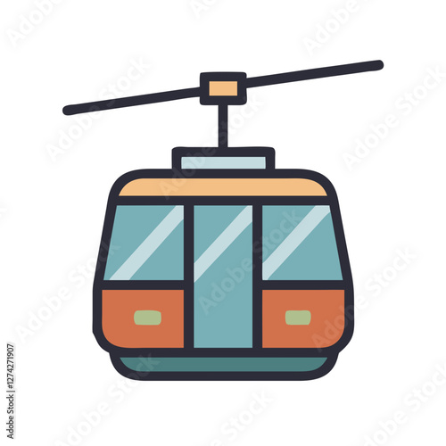 cable car icon design