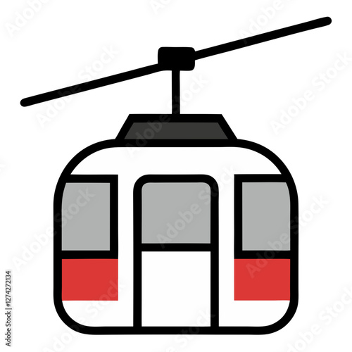 cable car icon design