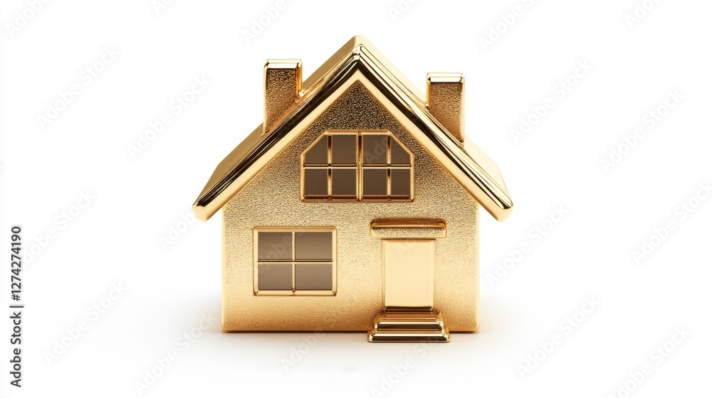 Gold colored house featuring a window and a door in a residential neighborhood setting Gold colored house featuring a window and a door in a residential neighborhood setting