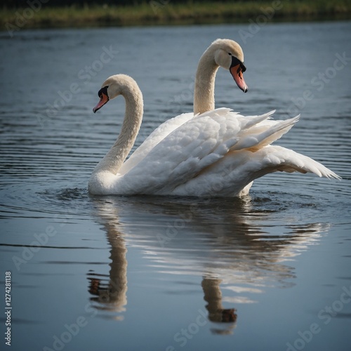 swan on the lake