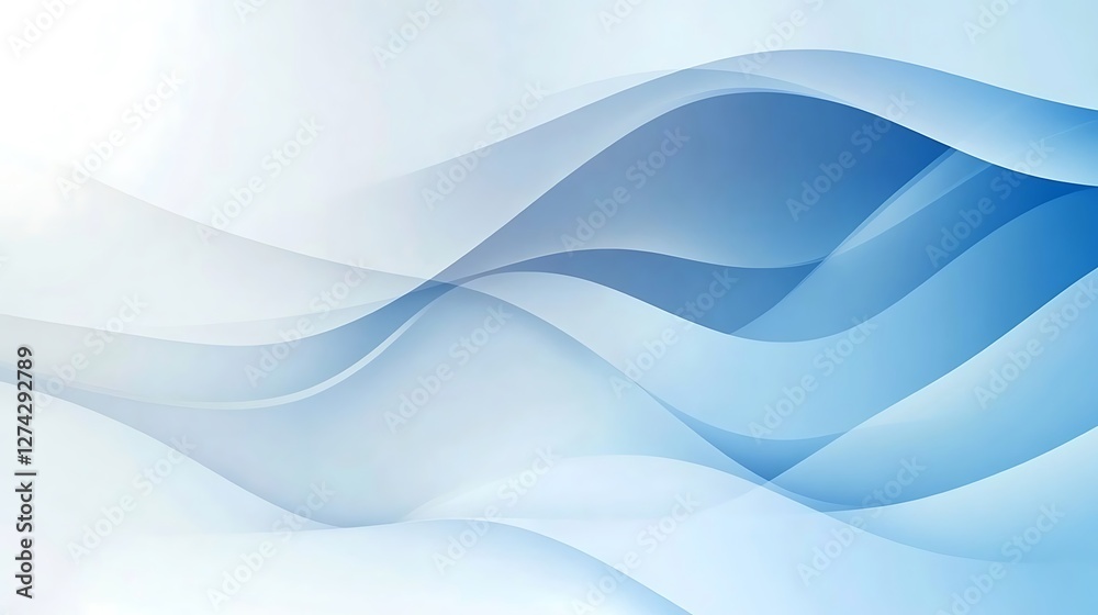 Abstract Blue Wave Pattern Background Design Abstract Blue Wave Pattern Background Design