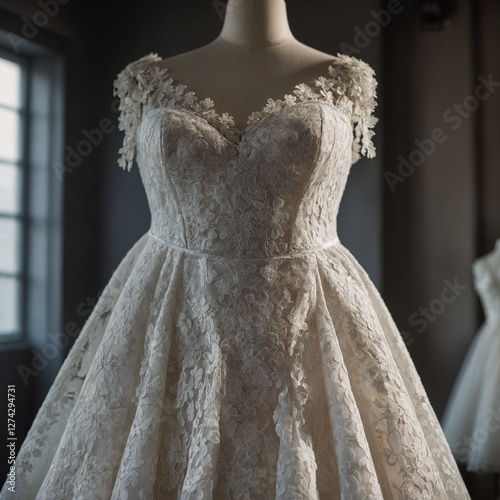 white wedding dress