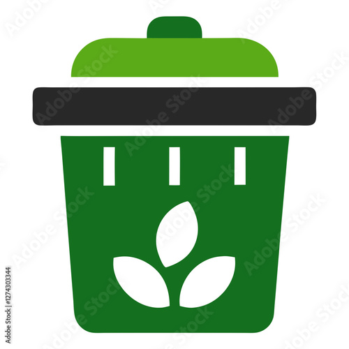compost bin icon design