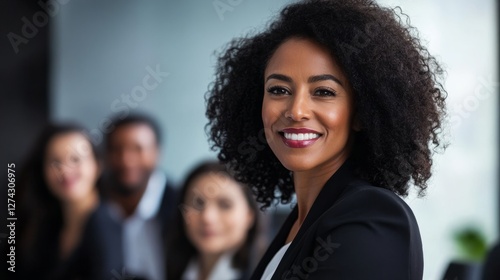 African-American female ceos are having discussions at work