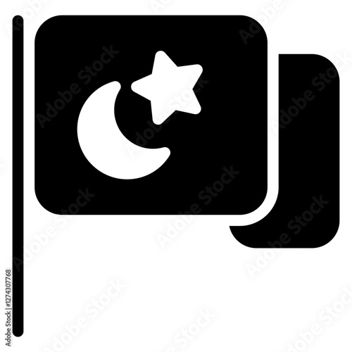  flag of ramadan icon