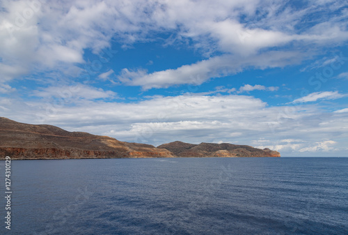 Obraz na płótnie Gramvousa Peninsula Coast w salonie