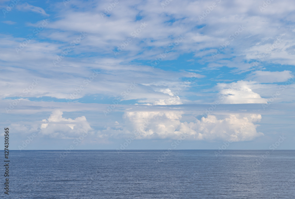 Sky, Clouds and Sea