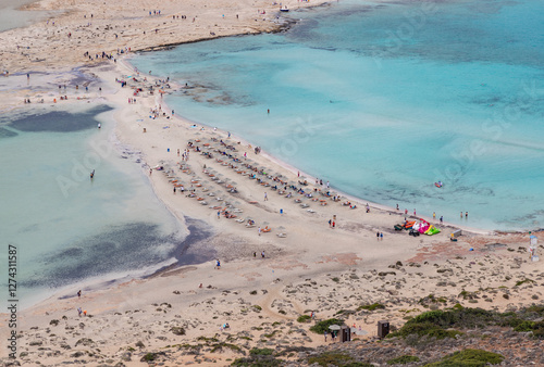 Obraz na płótnie Balos Beach w salonie