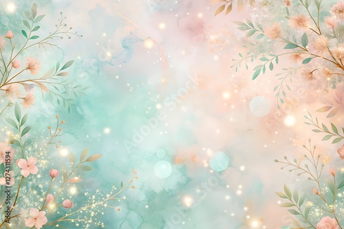 Abstract Rainbow Gradient Background: Trendy Retro Design with Muted Tones, Grainy Texture, and Organic Patterns for Digital and Marketing Media