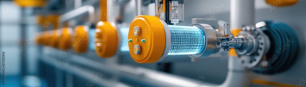 Innovative Green Technology Solutions in Industrial Settings Promoting ESG Practices Enhancing Sustainability Through Advanced Equipment Close-Up Imagery Innovative Green Technology Solutions in Industrial Settings Promoting ESG Practices Enhancing Sustainability Through Advanced Equipment Close-Up Imagery