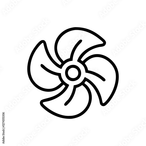 cooling fan icon design