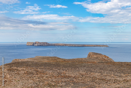 Obraz na płótnie Gramvousa and Agria Gramvousa Islands w salonie