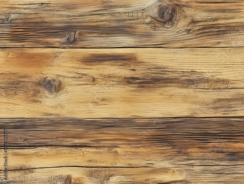 Wallpaper Mural Seamless natural wood grain texture with a rustic touch, perfect for organic designs and eco-friendly Torontodigital.ca