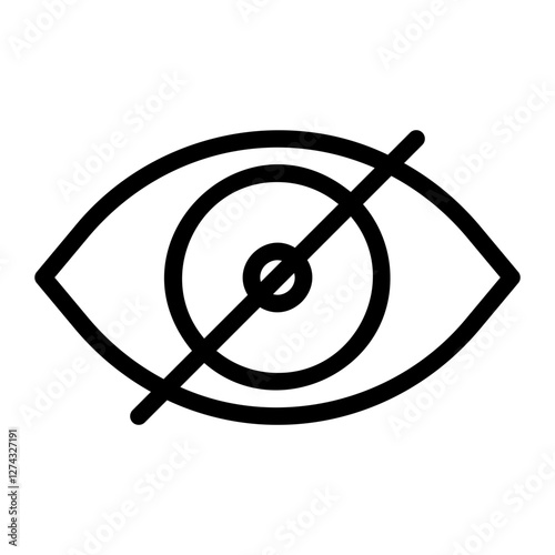 hide line icon
