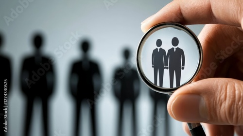 The HR expert is interviewing the candidate for the job.