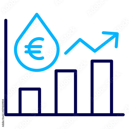 Euro Oil Outline Color icon
