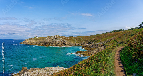 Pointe du Millier, Beuzec-Cap-Sizun, GR34, Finistère, Bretagne, France
