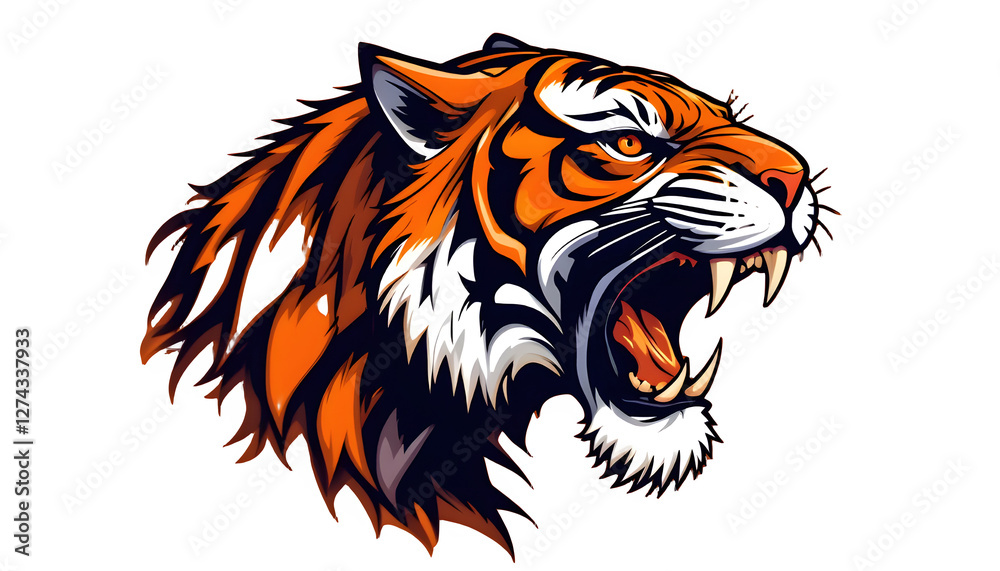 tiger head vector illustration tiger head vector illustration
