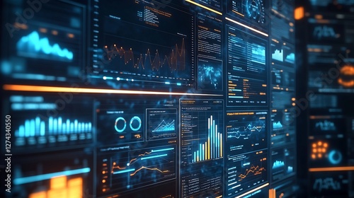 Abstract visualization of marketing analytics dashboard digital campaign focusing realtime data performance metric ar 169 no logo v 61 darya relaxed Create explore organize