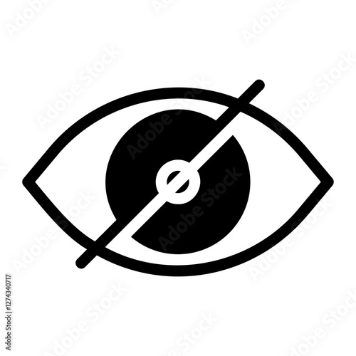 hide glyph icon