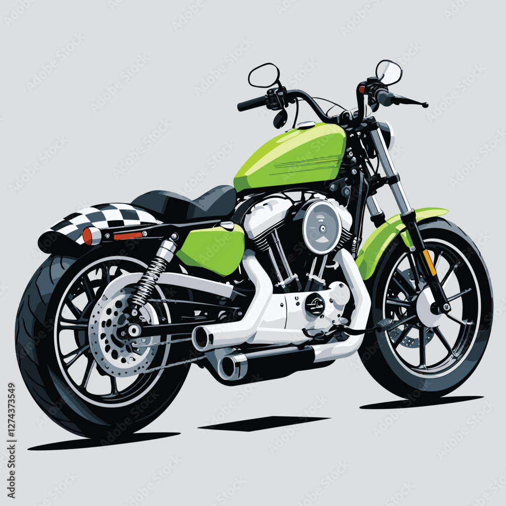 Fototapeta premium motorbike vector for graphic design