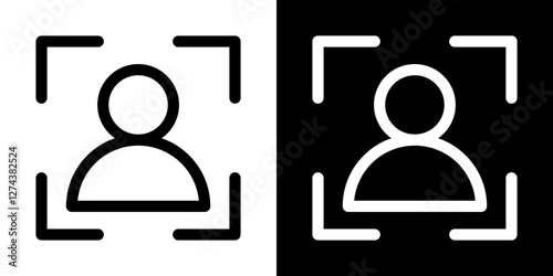 KYC icon set. vector illustrations in black and white strokes