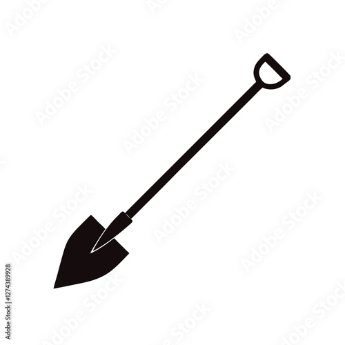 shovel vector illustration