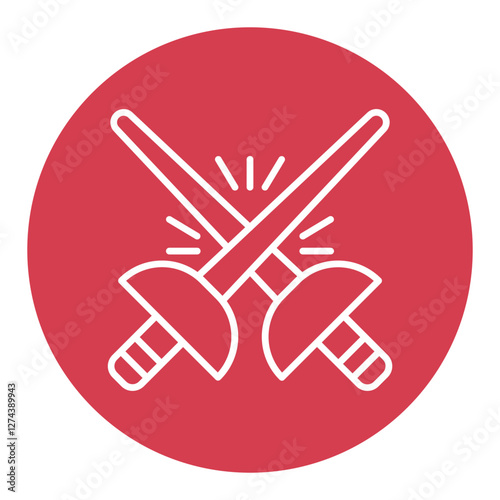 Fencing Match Icon