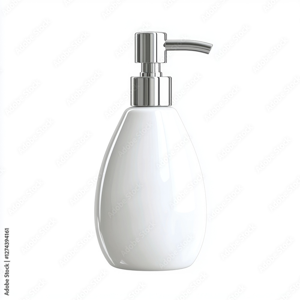 Fototapeta premium Modern Bathroom Soap Dispenser Pump Design