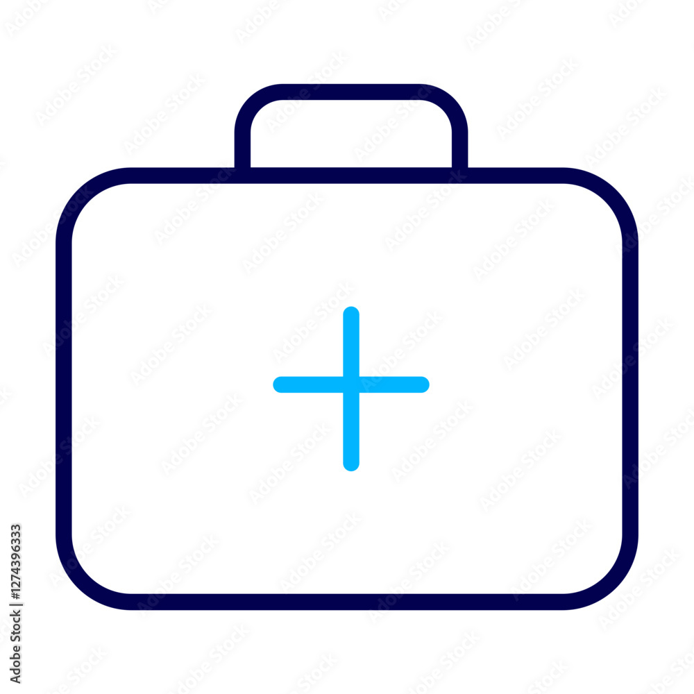 Medical Kit Outline Color icon Medical Kit Outline Color icon