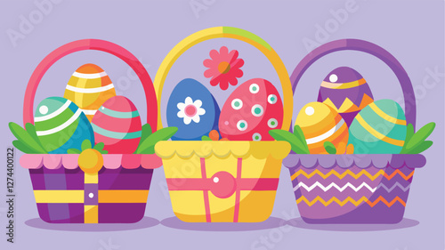 colorful easter eggs