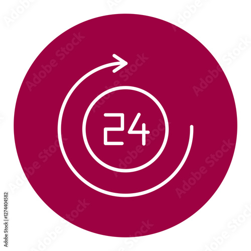24 Hrs Open Icon