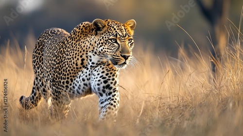 Elegant Hunter on the African Steppe