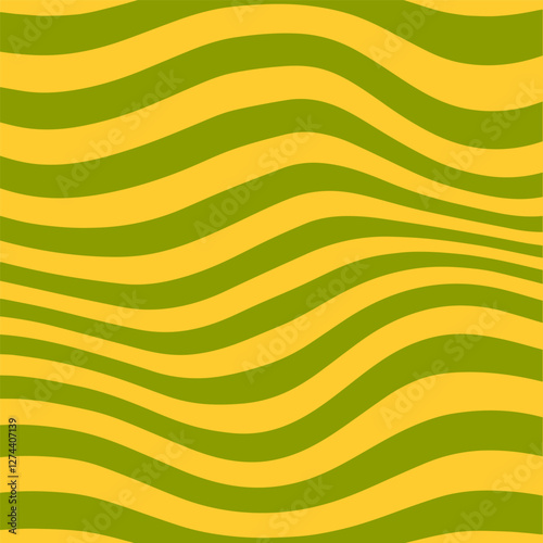 Waves and swirl vector texture in trendy retro psychedelic style.