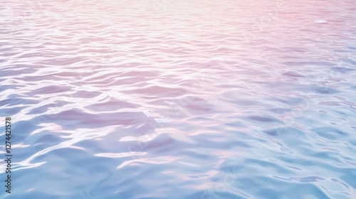 Wallpaper Mural Hazy Polar Summer Evening Water Surface with Minimal Reflections Torontodigital.ca