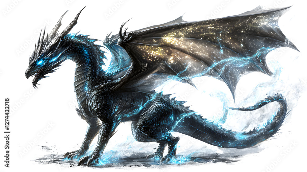 Fototapeta premium the blue dragon