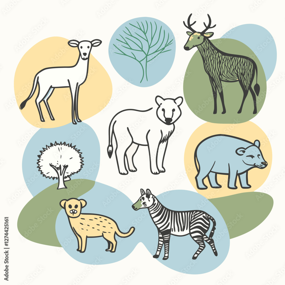 Animales de la jungla Animales de la jungla