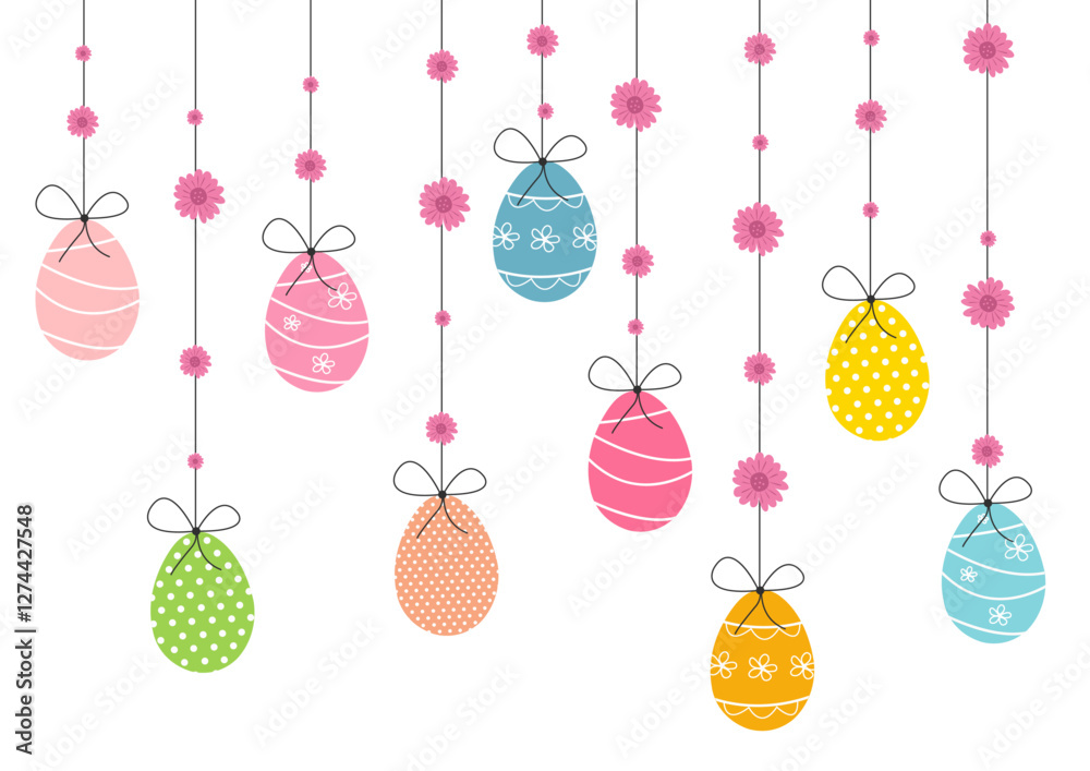 Uova di Pasqua decorate 