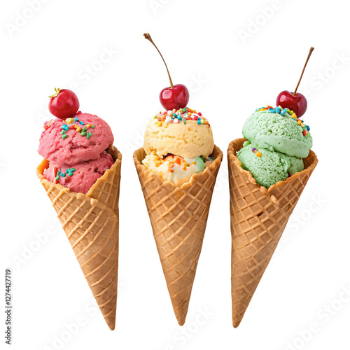 Cones ice cream
