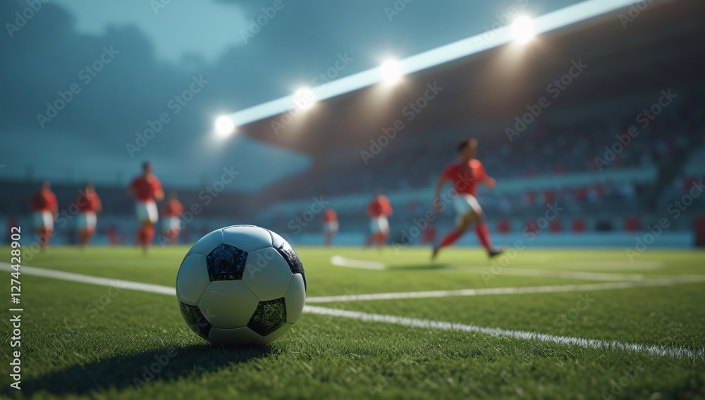 Obraz premium Soccer,Soccer ball,Soccer sport,Soccer field,Soccer athlete,Football,Football