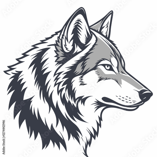 wolf vector illustration