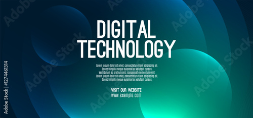 Technology digital speed connect blue green background, cyber nano information, abstract communication, innovation future tech data, internet network connection, Ai big data, line dot illustration